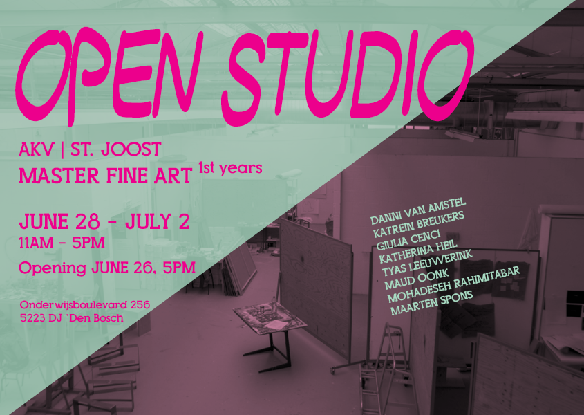 © katherina heil open studio mfa st.joost